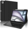 SENGBIRCH Coque Clavier pour iPad Air 13 (M3) 2025, AZERTY Français - Étui iPad Air 13 Pouces avec Fente pour Stylo, Clavier Détachable sans Fil Bluetooth, Noir