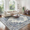 GENIMO Vintage Teppich 200x290cm, Teppiche Wohnzimmer, Extra Große Teppiche, Boho Teppich, Großer Carpet rutschfest, Schlafzimmer, Esszimmer, Büro