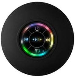 Shinekoo Bluetooth Duschlautsprecher, Tragbare Lautsprecher Bluetooth Sound, IPX4 Wasserdicht Lautsprecher Outdoor Badezimmer Großer Saugnapf Stereo Soundbox für Badezimmer Sing-Along