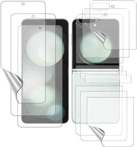 Arrivly 3 Pièces Film de Protection d'Écran pour Samsung Z Flip 5 Écran Protection TPU Anti Rayures Film Protection Samsung Z Flip 5 Haute Sensibilité [installation Facile] [Pas de Verre Trempé]