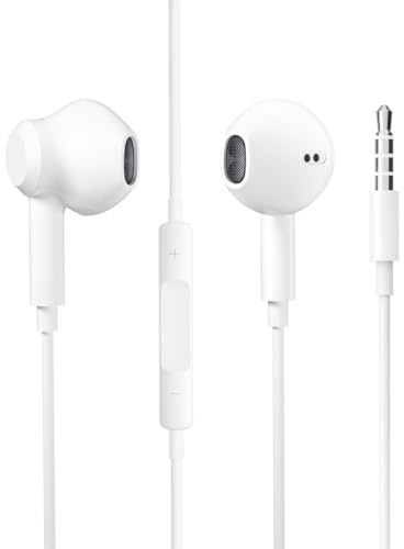 JYmusic Cuffie,Cuffie con Filo,Auricolari con Filo Per cuffie jack da 3,5 mm