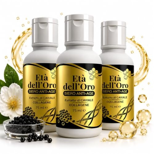 Oro Sublime Anti-Aging-Gesichtscreme 3er-Set (3 x 150ml) – Hydratisierende und faltenreduzierende Tagespflege mit Hyaluronsäure & kolloidalem Gold – Vorratspack für strahlende Haut – AlohaLabs