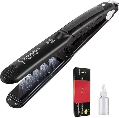 KXKQ Professional Hair Straightener, Ceramic Plates, LED Display, Temperature Control, 360° Swivel Cord