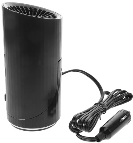 CLISPEED Auto Heizung 150w 12v mit Luftreinigung Kompakter Tragbarer Auto Warmluft Entfroster und Windschutzscheiben Entfeuchter für Pkw Lkw Wohnmobile und Boote