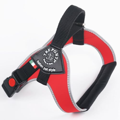TRE Ponti Geschirr Brio rot reflektierender Rand 80-100 cm bis ca 30-40 kg