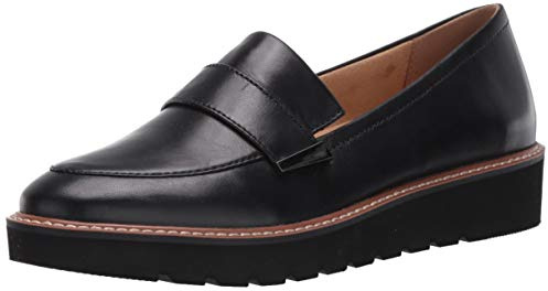 Naturalizer Femme Adiline Mocassin, Cuir Noir, 40 EU Large