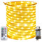 RcStarry 50M 500 LED Rope Lights, 8 Modes, Timer, Remtoe, Plug in Indoor Outdoor String Lights, Warm White, IP67 Waterproof Fairy Lights for Garden, Patio, Deck, Landscape Lighting, Bedroom and More