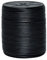 Cords Essentials Round Genuine Leather String Cord, Rope for Jewelry Making, Necklaces, Bracelets, Kumihimo Braiding, Wraps, Crafts and Hobby Projects (Black, 3.0 MM)