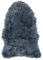 JAP Natur Schaffell Lammfell aus Island - Teppich - Pflanzlich Gegerbt - Ökologisch Naturfell - Wollteppich - Dekoration - Anthrazit