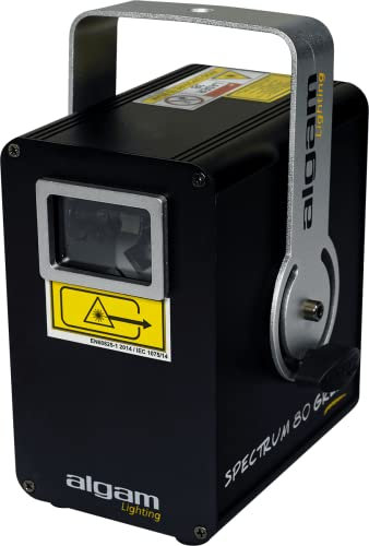ALGAM LIGHTING -SPECTRUM 80 GREEN - Laser d'animation monocouleur vert 80mW - Laser Class 3B - IP20-200 x 260 x 150 mm