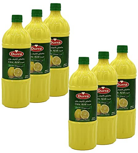 Lot 6x Jus de citron - Durra - bouteille 1L