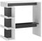 Vicco Bartisch Dana, Bartresen für Esszimmer, Weiß/Anthrazit, 108 x 50 cm