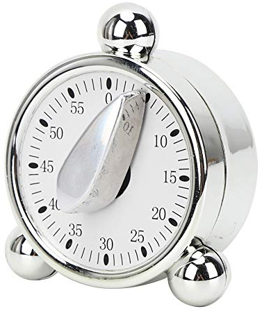 Cuque Minuteur de compte à rebours vintage pour cuisine, coiffeur, salon de beauté, alarme