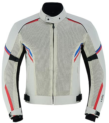 LOVO Chaqueta perforada tricapa de verano para moto (Hombre) (5XL)