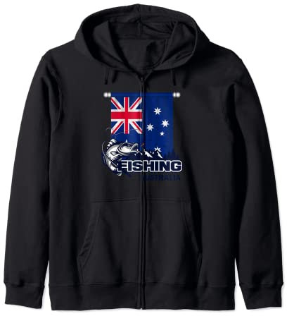 Flagge Australien - Angeln in Australien - Australien Angeln Kapuzenjacke