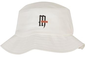 Mister Tee Unisex Medusa Bucket Hat White, one Size