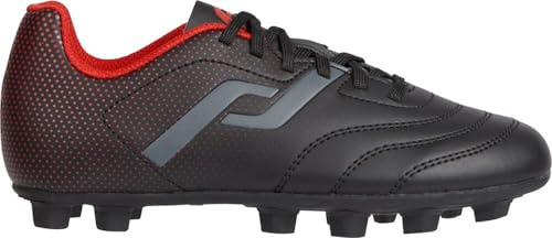 Pro Touch Jungen Unisex Kinder Nocke Classic Iii Mxg Fußballschuh, Schwarz Rot Anthrazit, 28 EU