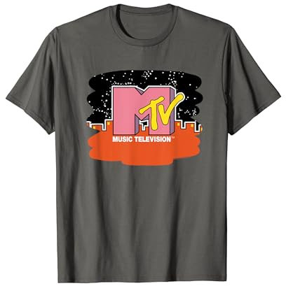 MTV Logo Tag-und Nacht T-Shirt