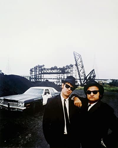 The Blues Brothers (1980) Poster – John Belushi, Dan Aykroyd 25,4 x 20,3 cm Foto