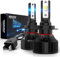 BEAMFLY Lampadine LED H7 16000LM, Kit di Conversione per Fari Alogeni Auto, Luce Abbagliante o Anabbagliante 12V, Lampade Alta Potenza, 6000K Luci Bianca Forte Fredda
