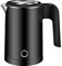 Bouilloire électrique de 0,5 litre 600 W - Arrêt automatique, MOKEKA sans BPA, ébullition rapide (Noir)