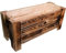 YOURSGARTEN Blumenkasten aus Holz| Pflanzkasten| Pflanzkübel aus Holz| Blumenkübel| Ohne Montage, 80x30x34cmH- F: Geflammtes Holz