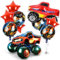 Auto Geburtstagsdeko Jungen, Folienballon Car, Rennwagen Party Deko, Kindergeburtstag Deko Set mit Rennauto Luftballon, Roter Sternförmiger Ballons
