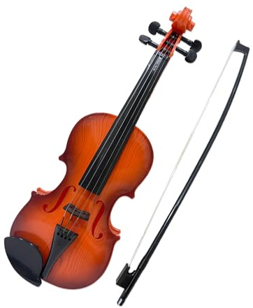 Solinder Violin Simulierte Musik Praxis Set - Perfekte Verarbeitung, Leistung, Bühnengeschenke für Anfänger - Verstellbare Saiten