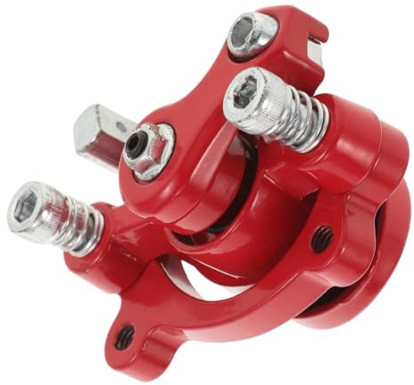 NIYANGLE Pinze Dei Freni Pinza Freno Motore Pinza Freno Sostitutiva Per Pinza Freno Per Da Spiaggia Pinza Freno a Disco Posteriore Go Kart Pompa Freno Atv Parti Atv Rosso Metallo