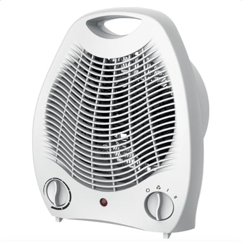 PowerPlus Electric 2000W Fan Heater with Thermal Cut-Off & Overheat Protection | Portable Home Heater 2 in 1