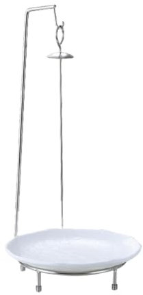 Kebabs Hanger Stand BBQ Skewer Rack Turkey Skewer Holder Grill Vertical Stand Barbecue Rack for Party Meat Sausage BBQ, White