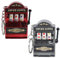 WeddHuis Mini Slot Machine Keychain,Mini Casino Lucky Charm Jackpot Keychain,Creative Car Decoration Keychain,Kids Funny Gag Toys for Young Men (Rot)