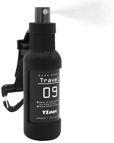 50 ml Botella de spray recargable - Pulverizador de bomba de fugas -Visibilidad, recipiente fino de niebla | Atomizador de viaje, perfume, cuidado de la piel, cuidado del cabello, plantas, cuidado de