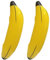 OUDQFCJ 2 Pièces Banane Gonflable, 68CM Gonflable Banane Piscine Flotteur PVC, Jouet Gonflable pour Enfant Adulte Piscine Accessoires Plage D'été Décorations Carnaval Halloween Soirées à Thème