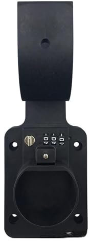 GKYQVE Secure Wall Mounted Electric Car Charging Adapter Cable Holder Dock Durability With Easy Installation With Safe Lock EV Cable Management