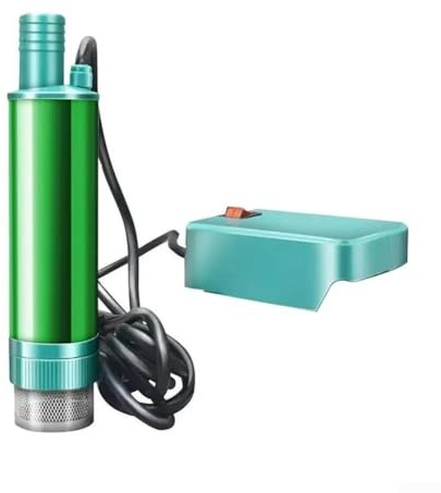 Für MT 18V Lithium-Batteriepumpe mit 2 4M Kabel, 38mm Durchmesser Akku-Dieselpumpe für Diesel, Öl und Wasserübertragung, kompatibel mit BL1830 BL1840 BL1850 BL1860 Batterien (Pumpe)
