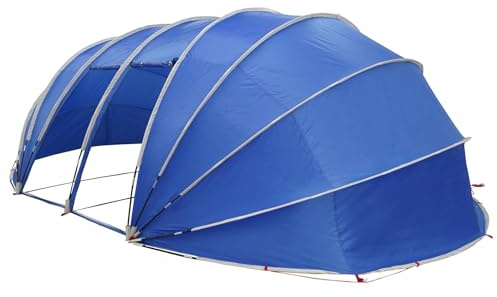 vidaXL Poolzelt Kuppel 640 x 432 x 205 cm Azure Blau