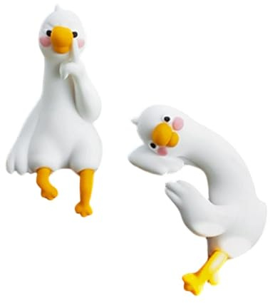 ZGUZMCMK Computer Dekorationsfiguren Tierfigur Schreibtisch Dekoration Sammlerstück PVC für Wohnzimmer Auto Büro, 2pcs Gesetzt