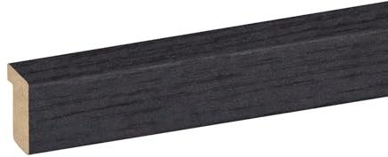 KGM Abschlussleiste für Akustikpaneele Eiche Lava - 18x22 mm, 1 Stück | MDF foliert, passend zu ExPress- & Blend-Paneelen, sauberer Wandabschluss, PEFC-zertifiziert