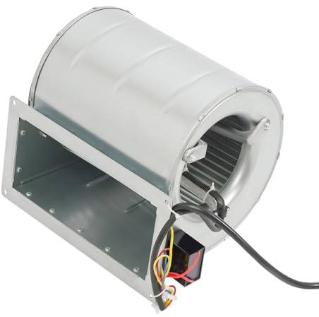 PINYELIN Ventilateur centrifuge 150 W 1300 tr/min pour poêles à pellets, silencieux, extrêmement fiable, argenté