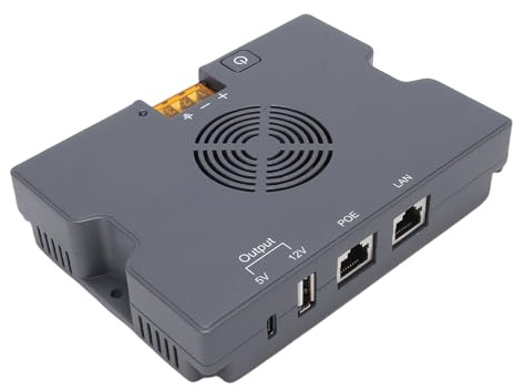 Generic Injecteur PoE Gen 3 Puissant pour Sortie 350W, Kit de Conversion DC pour Antenne Satellite Internet, Entreprise, Alliage D'aluminium