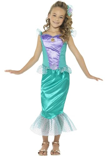 Smiffys Deluxe Mermaid Costume, Green Halloween und Karneval