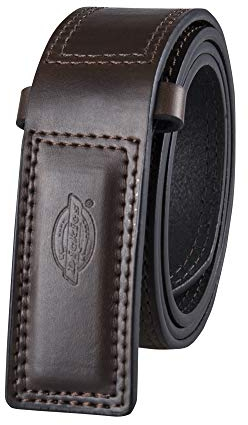 Dickies Mechaniker-Gürtel für Herren, kratzfest, aus Leder, braun, 38/40 US(Large)