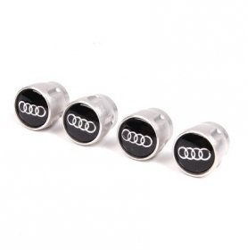 Original Audi Ventilschaftkappen – Aluminium