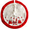 SIMPVALE Weihnachtsbaum Rock Base L Weihnachtsdekoration rot und weiß