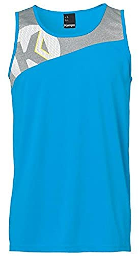 Kempa Herren Herren Singlet Core 2.0 Singlet, kempablau/Dark grau melan, S, 200310302