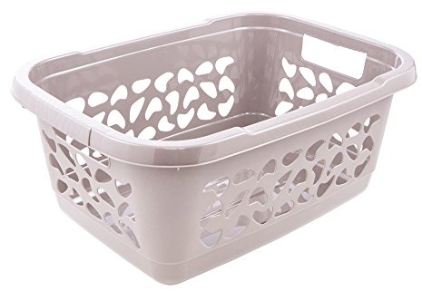 keeeper Wäschekorb, Luftdurchlässiges Dekor, 32 l, Jost, Grau
