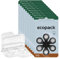 60x ecopack Hörgerätebatterien 312 (Braun), 10x6er Blister 1,4V + Aufbewahrungsbox für 2 Hörgerätebatterien (10, 13, 312, 675), transparente Batteriebox
