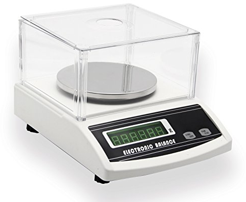 NEWTRY Digitale Feinwaage Labor Waage Präzisionswaage Briefwaage für Goldschmuck, Labor (300g, 0.001g)