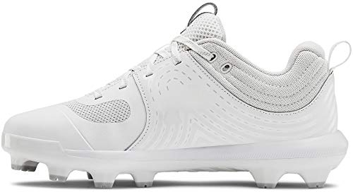 Under Armour Damen Glyde TPU Softball-Schuh, Weiss/opulenter Garten, 44.5 EU